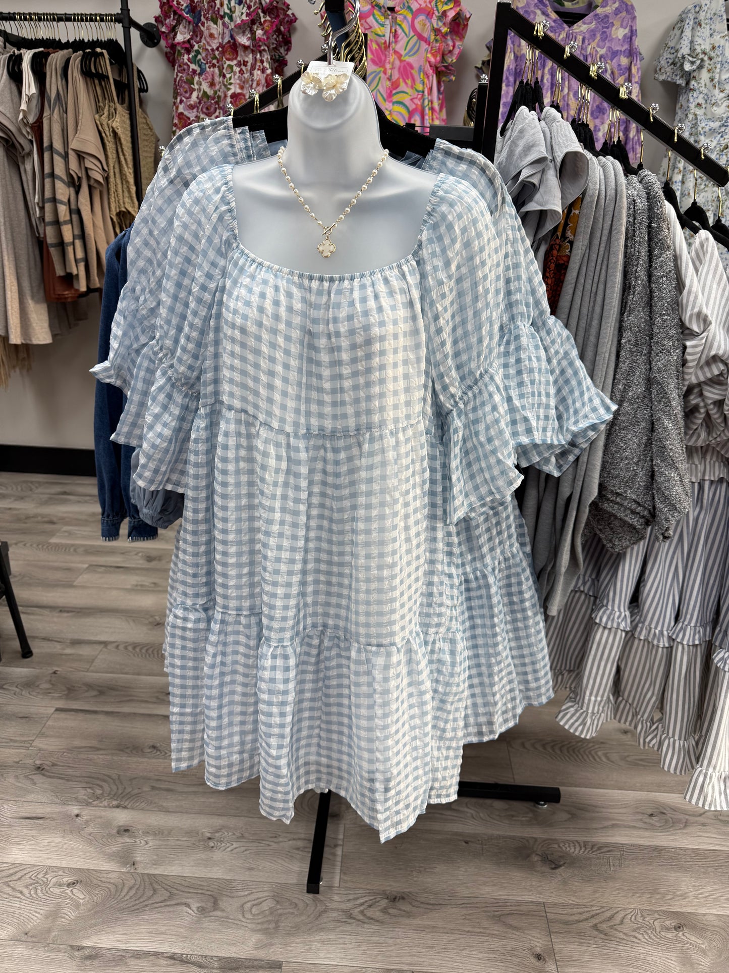 Girlie Girl Gingham Dress