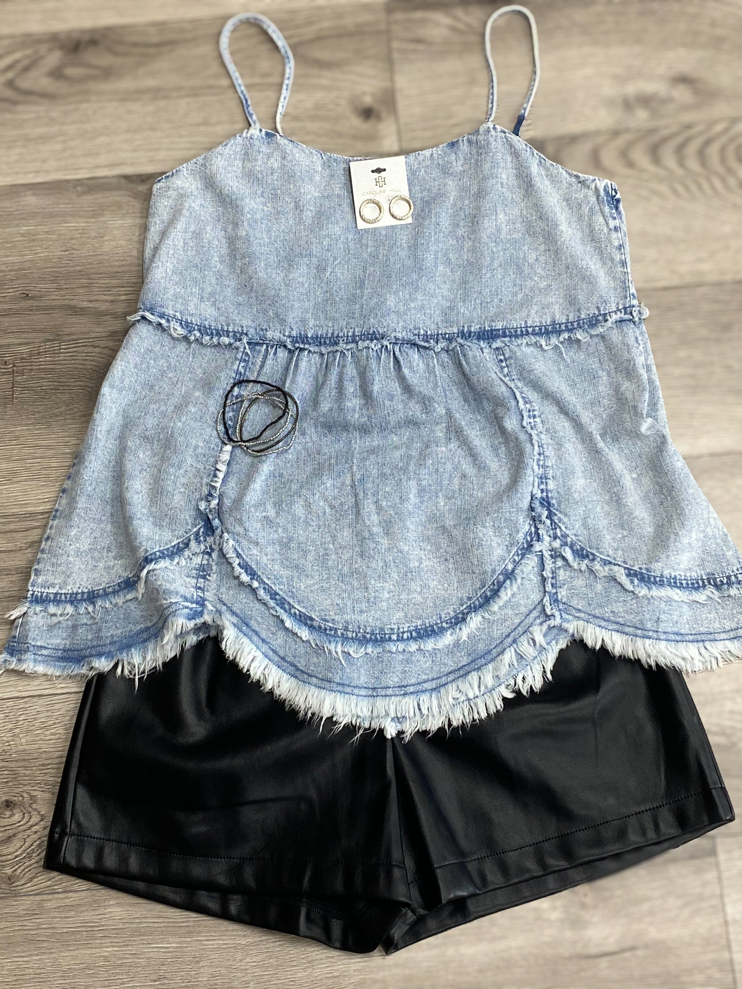 Washed Denim Tank