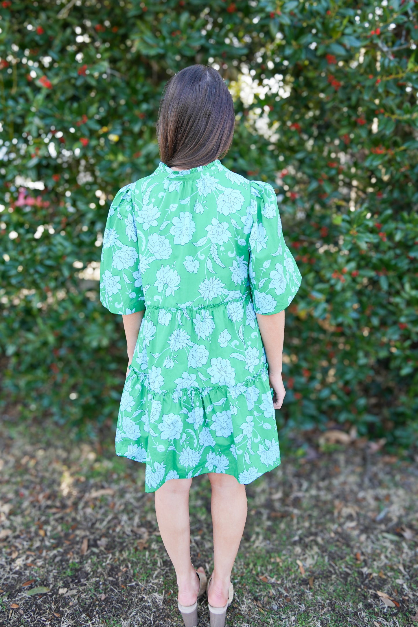 Waterlilly Floral Shift Dress
