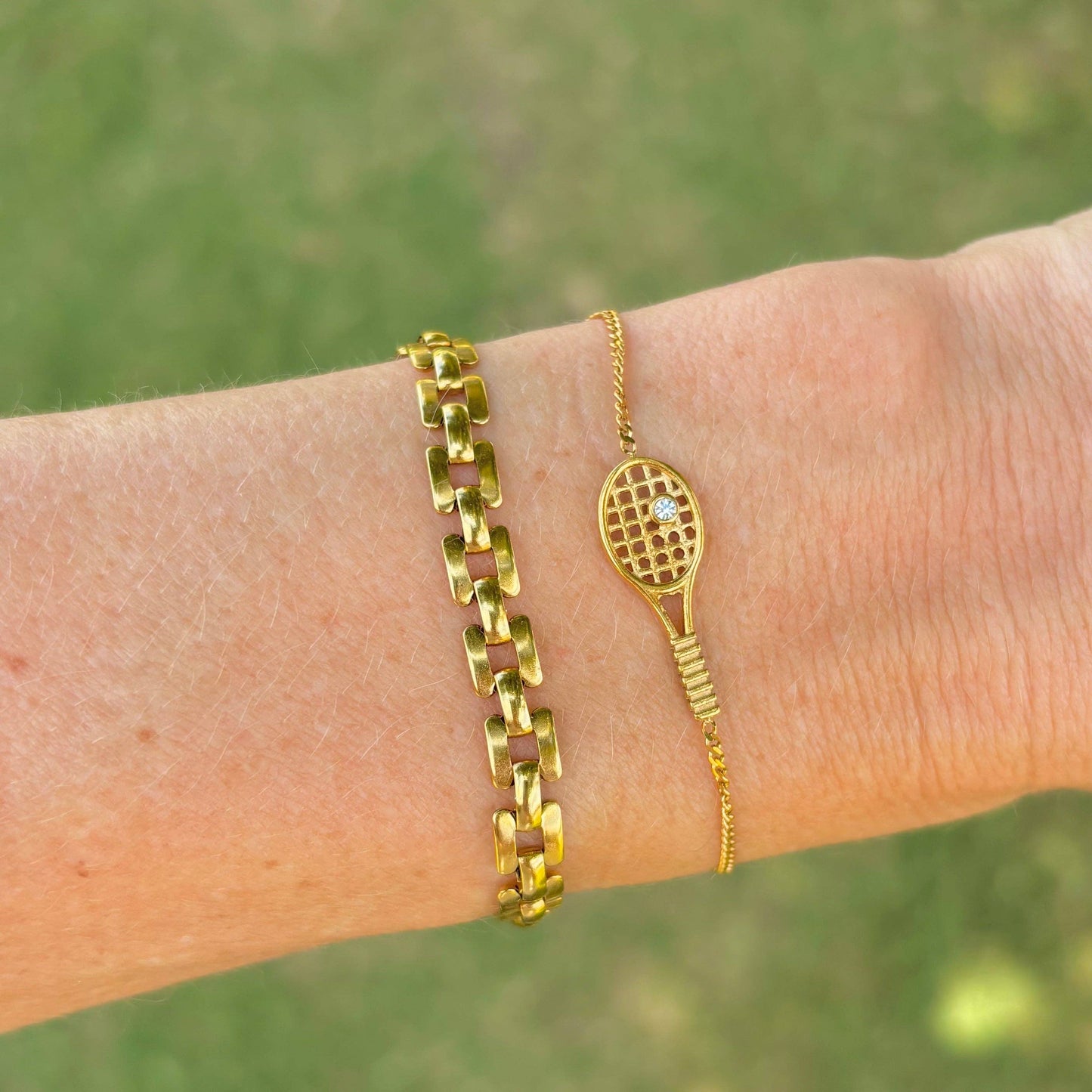 Tennis Racket Bracelet