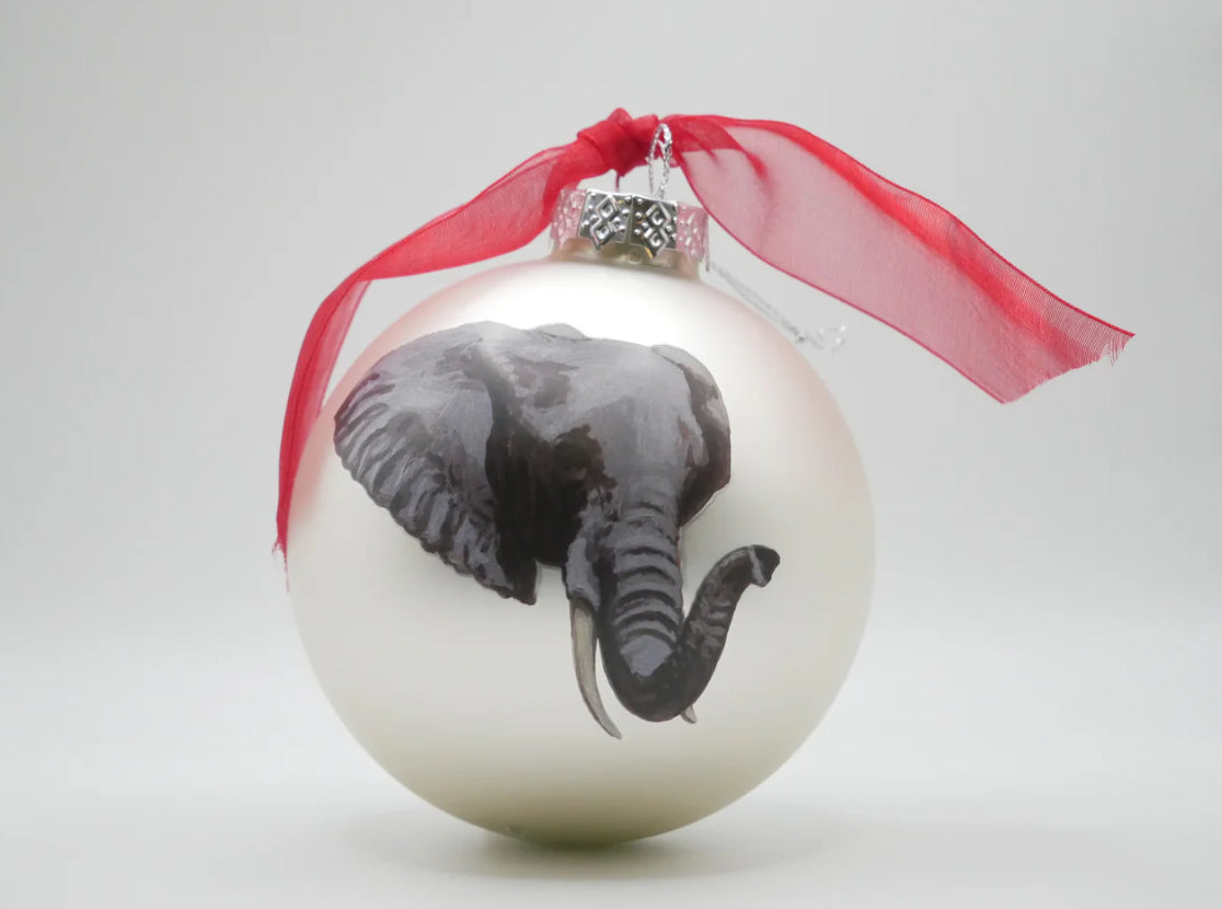 Alabama Mascot Glass Ball Ornament