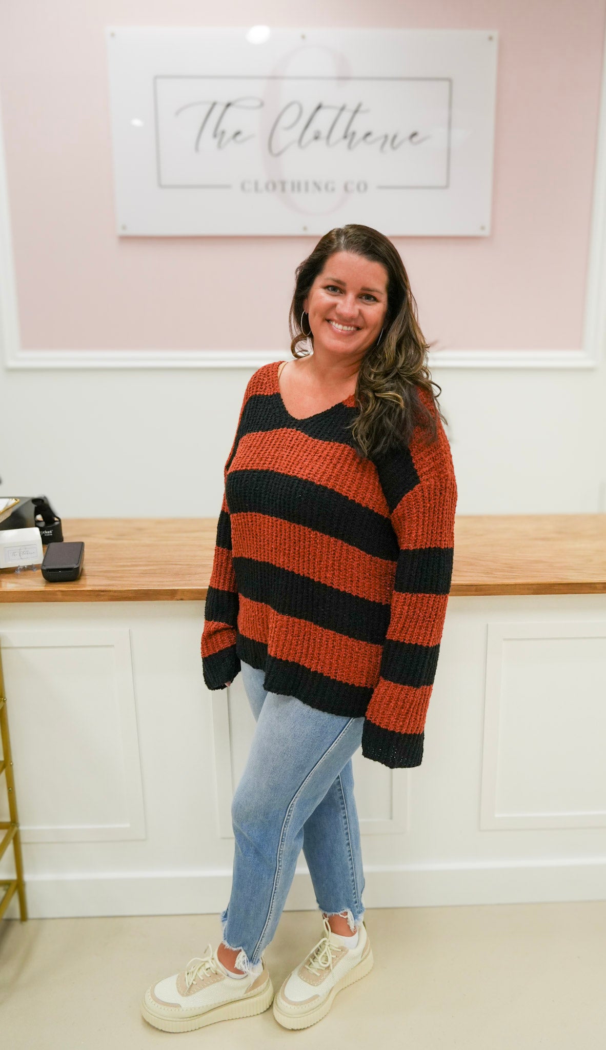 Fuzzy Bell Sleeve Sweater