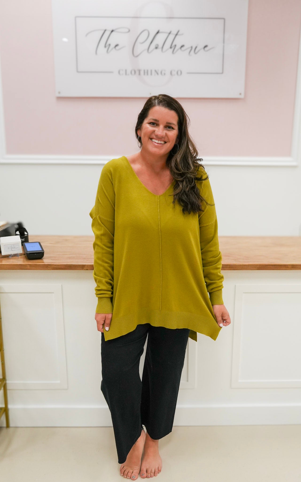 Center Seam Sweater