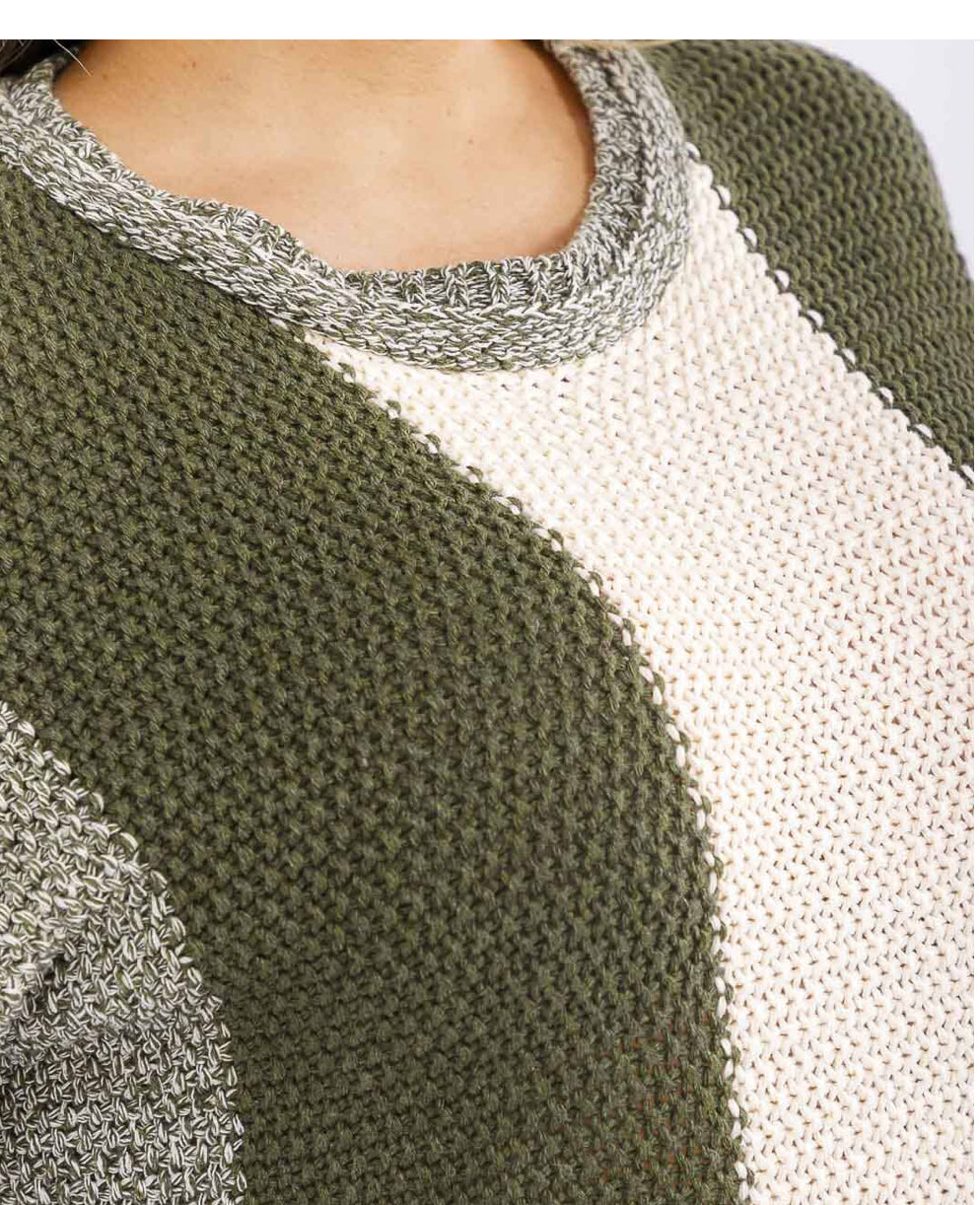 Nina’s Knit Colorblock Sweater