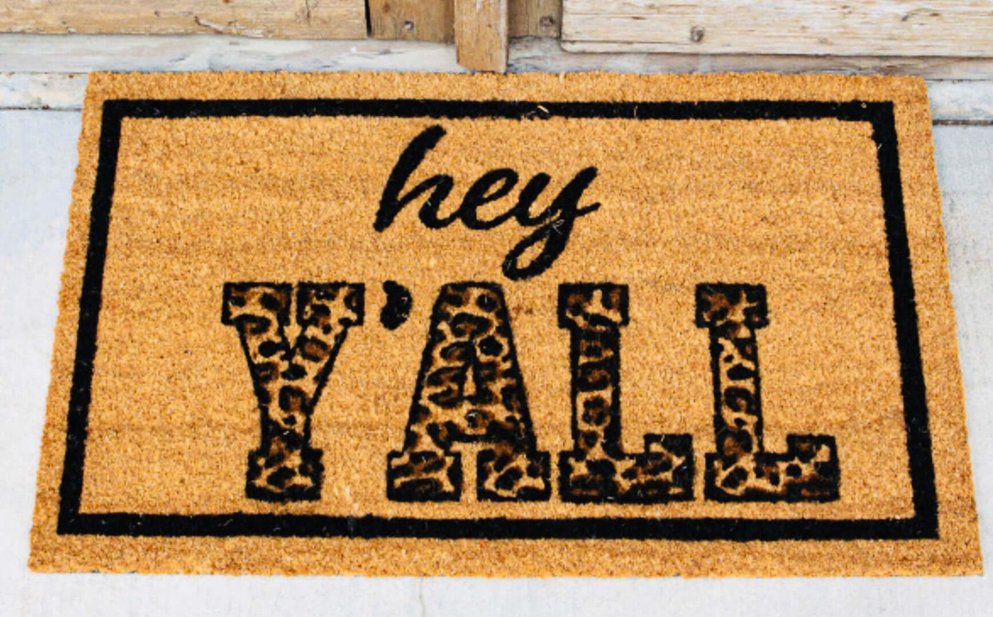 Cutesy Coir Doormat
