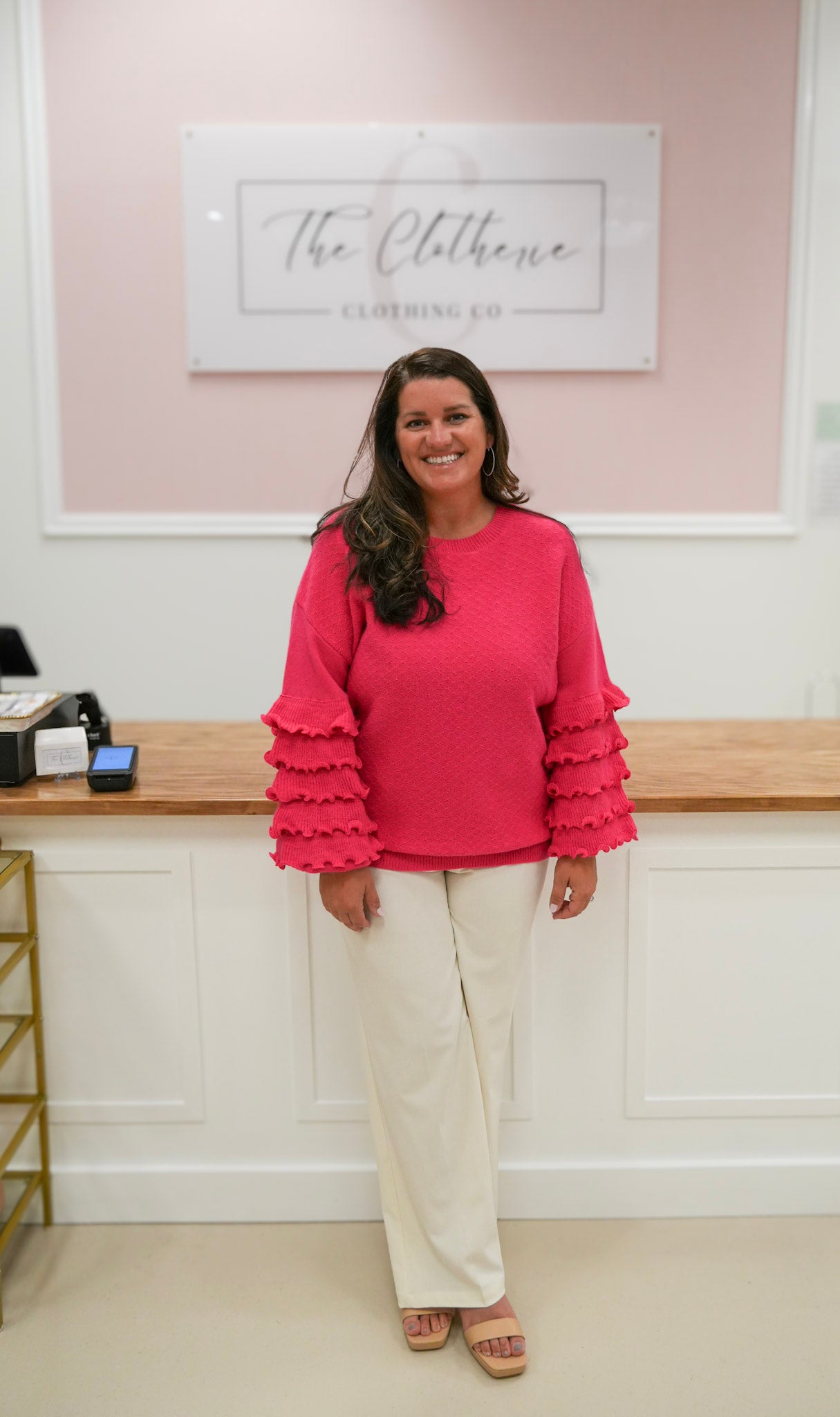 The "Puffy Ruffle Sleeve" Sweater