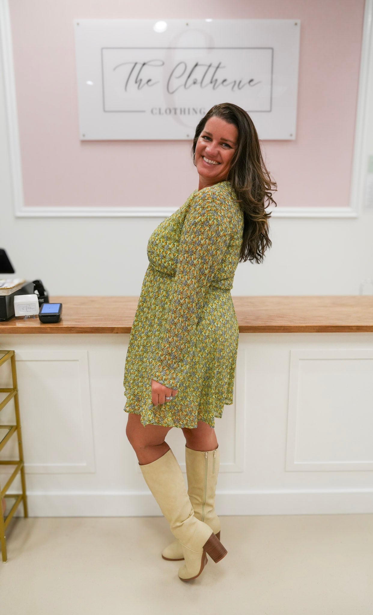 Mix It Up Sage Dress