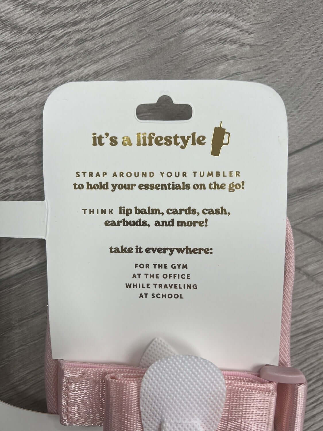 Tumbler Fanny Pack - Pink Floral