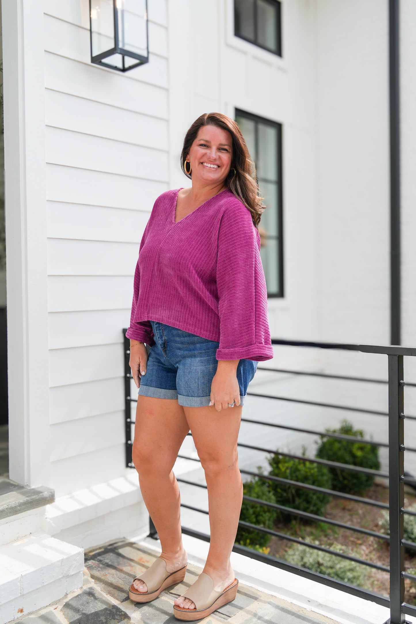 Olivia Oversized Sleeve Knit Top