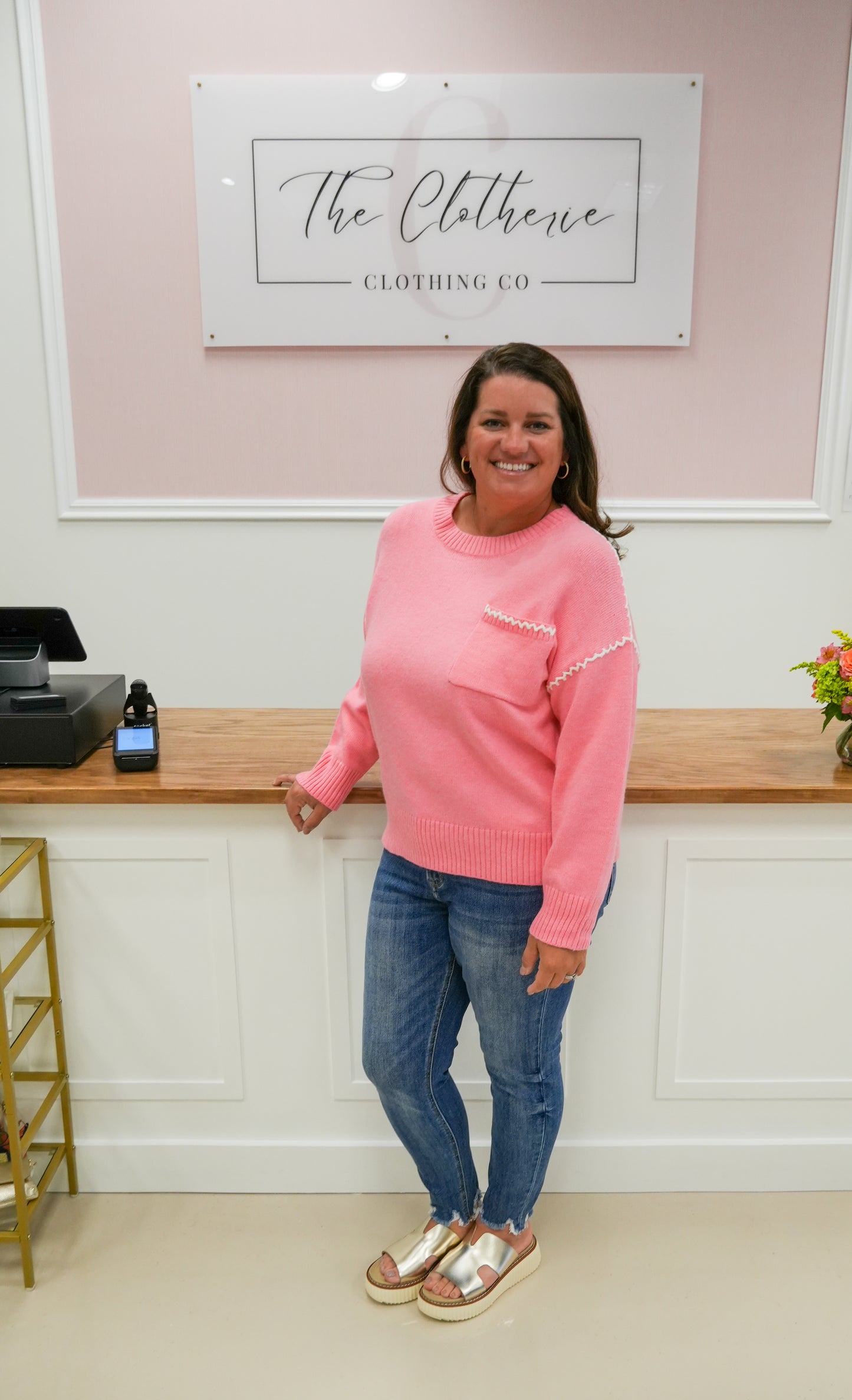 Pink Pleasures Sweater