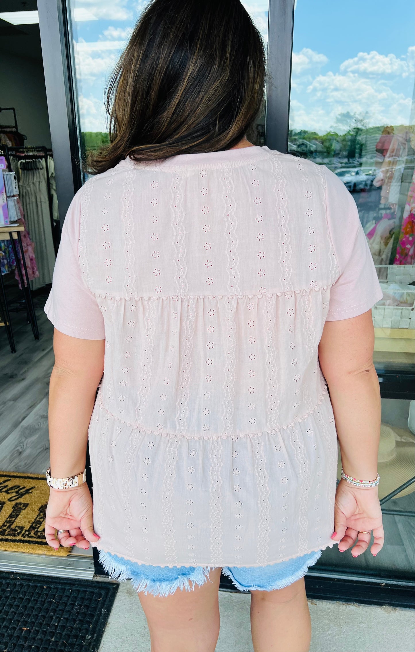I Have My Eyelet On You Top