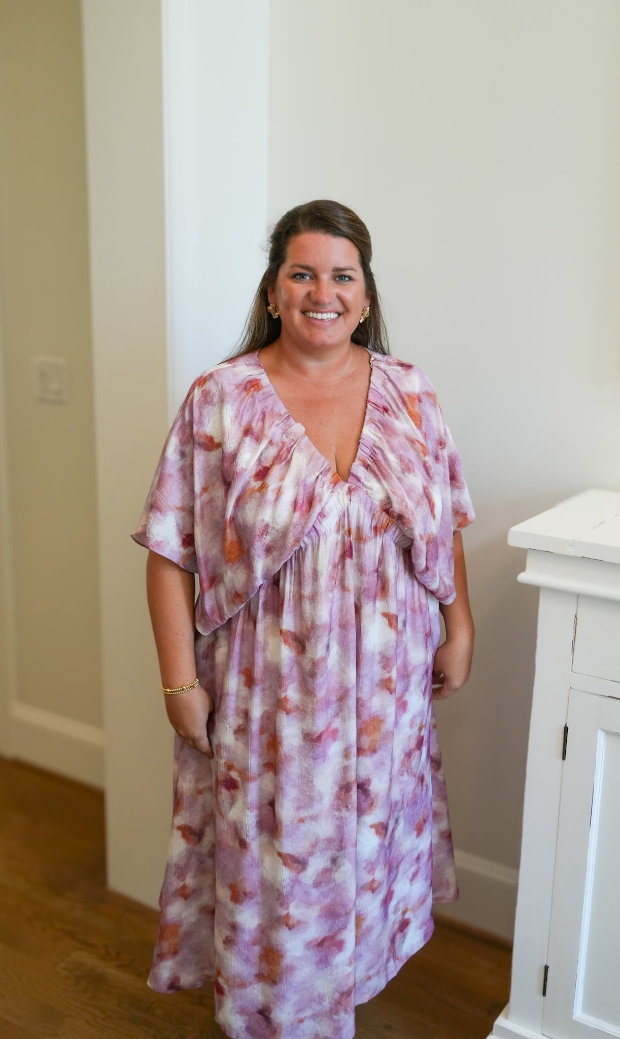 Abstract Watercolor Dress