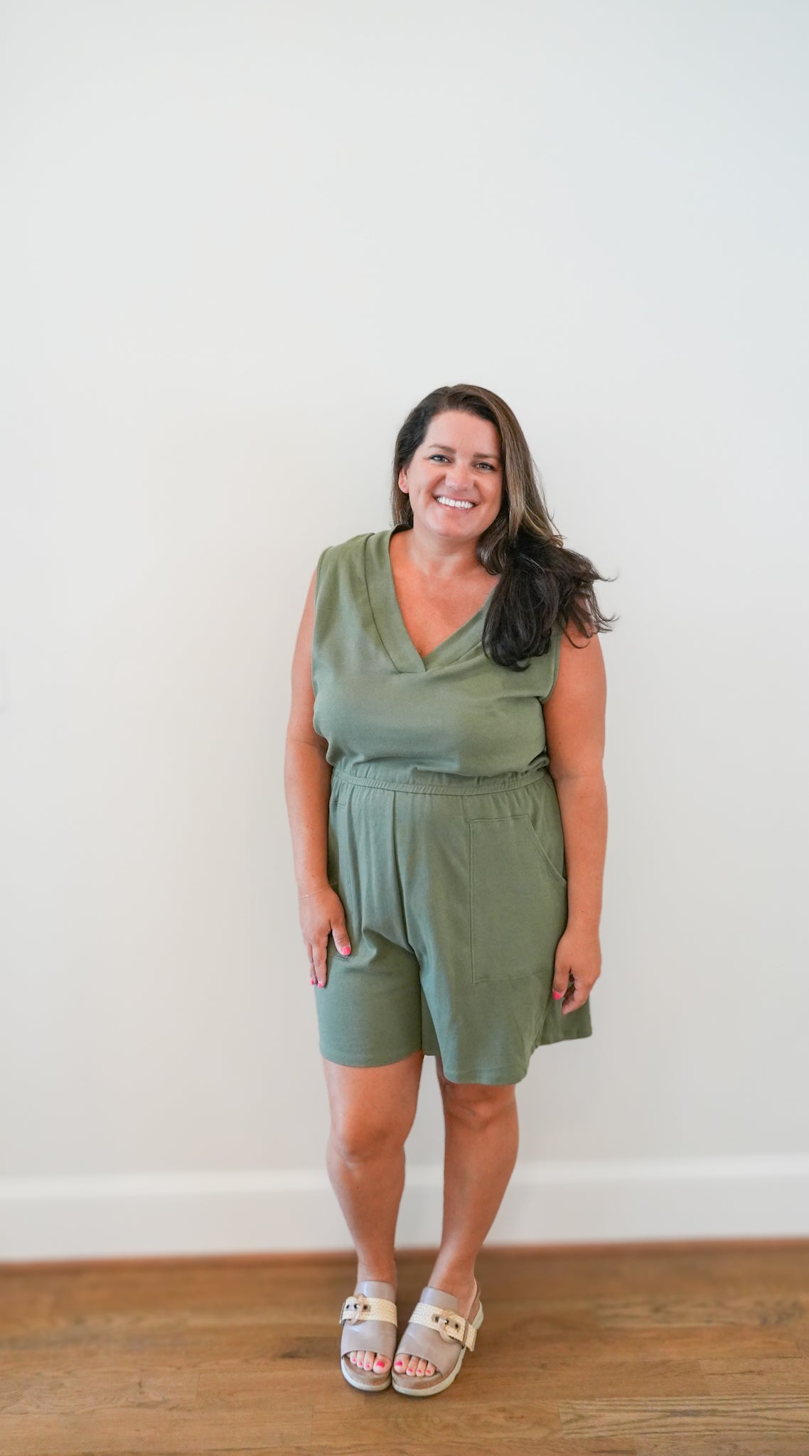 Cotton Sleeveless Romper