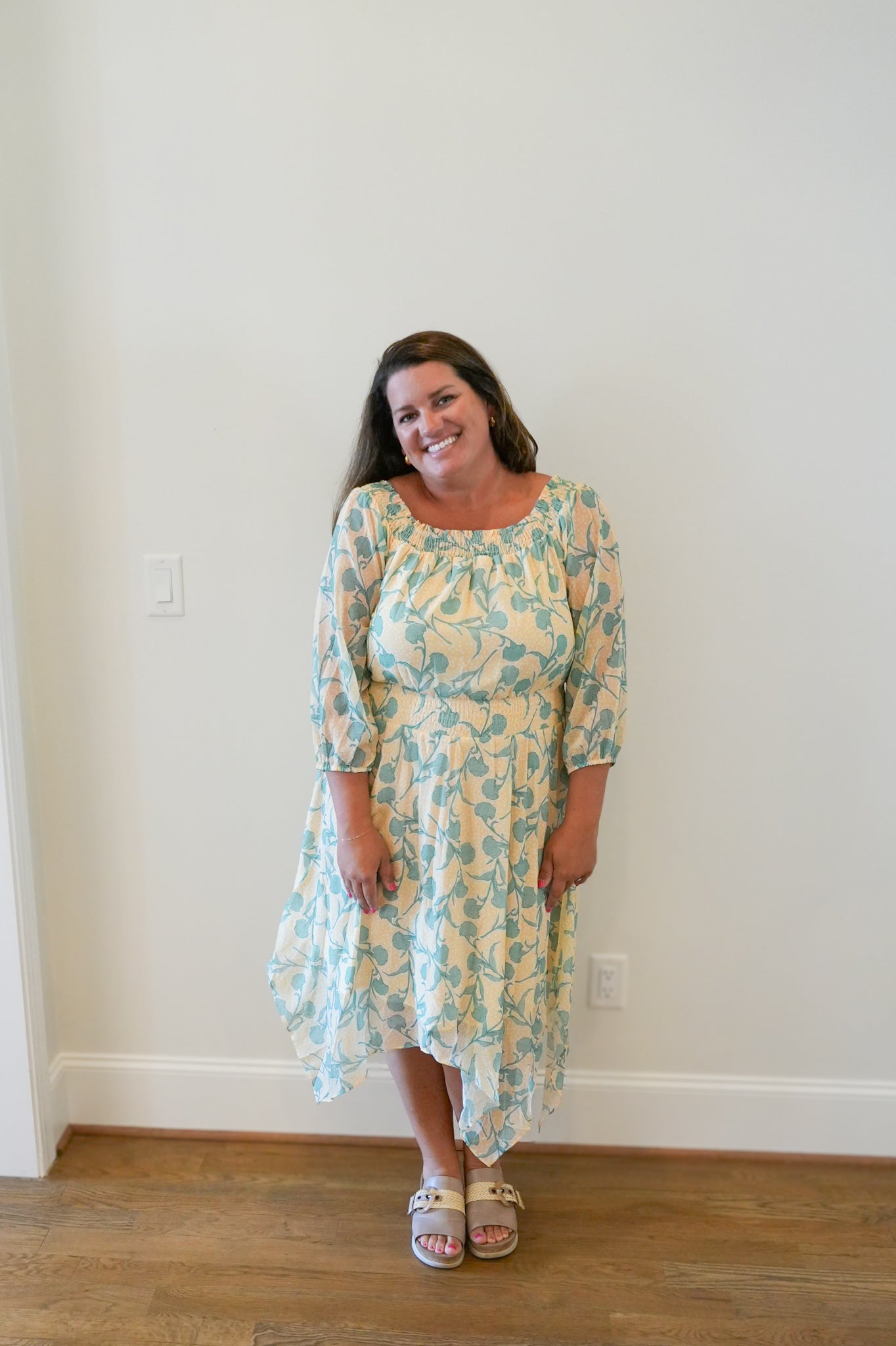 Off The Shoulder Floral Dress
