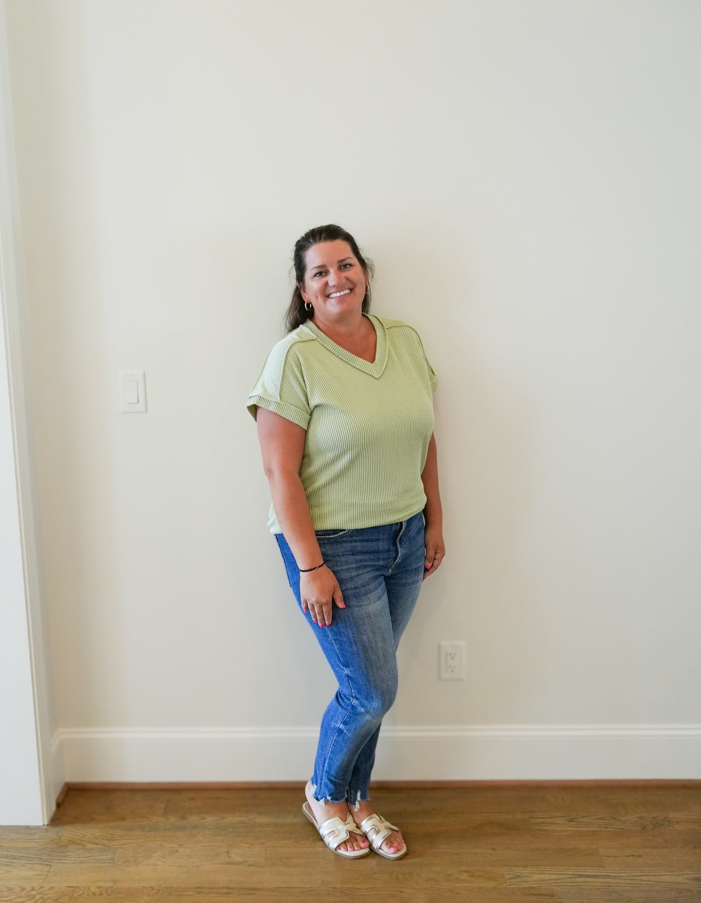 Sage Is Best Ribbed Top