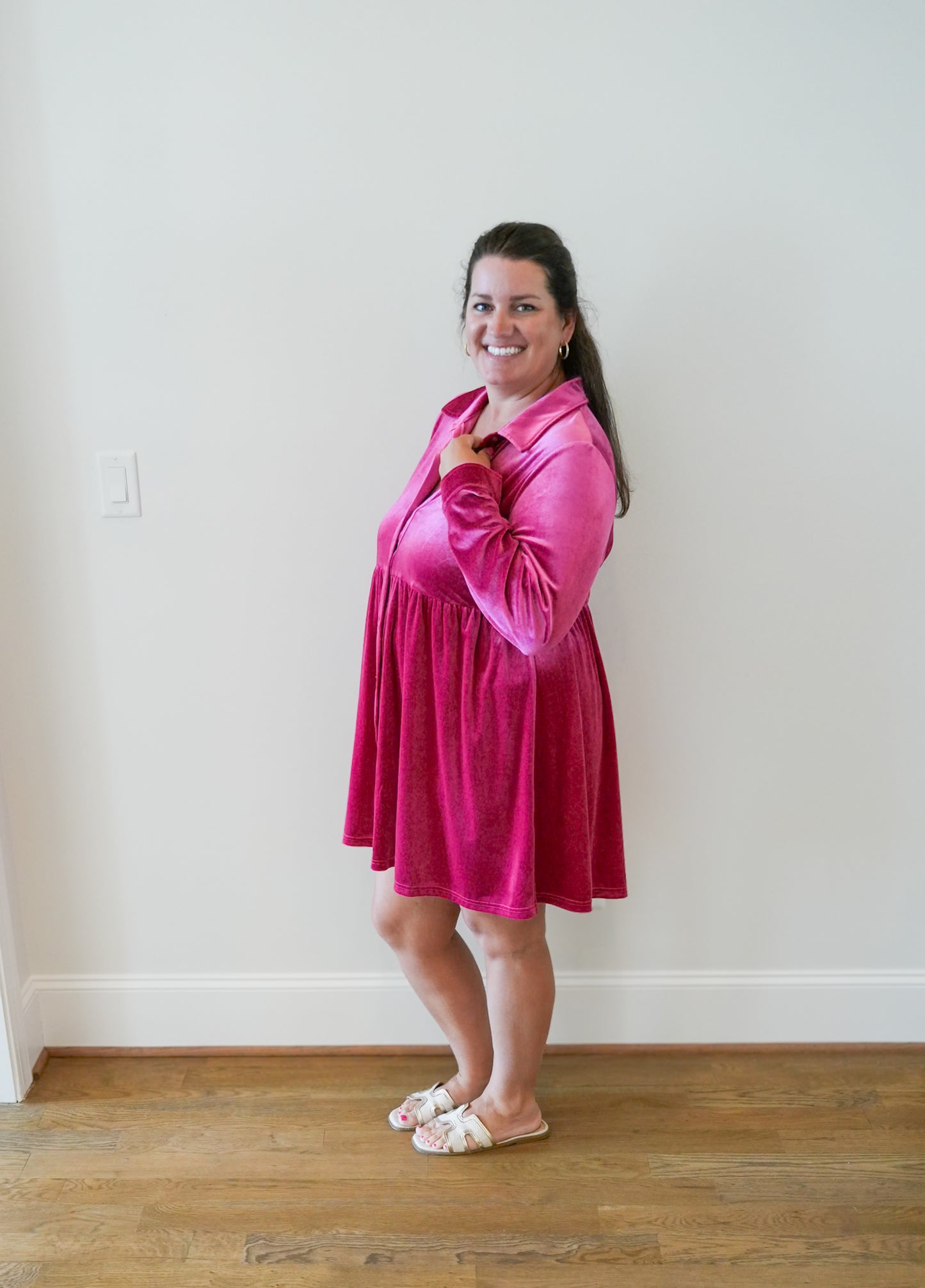 Roses Are Red Velvet Dress