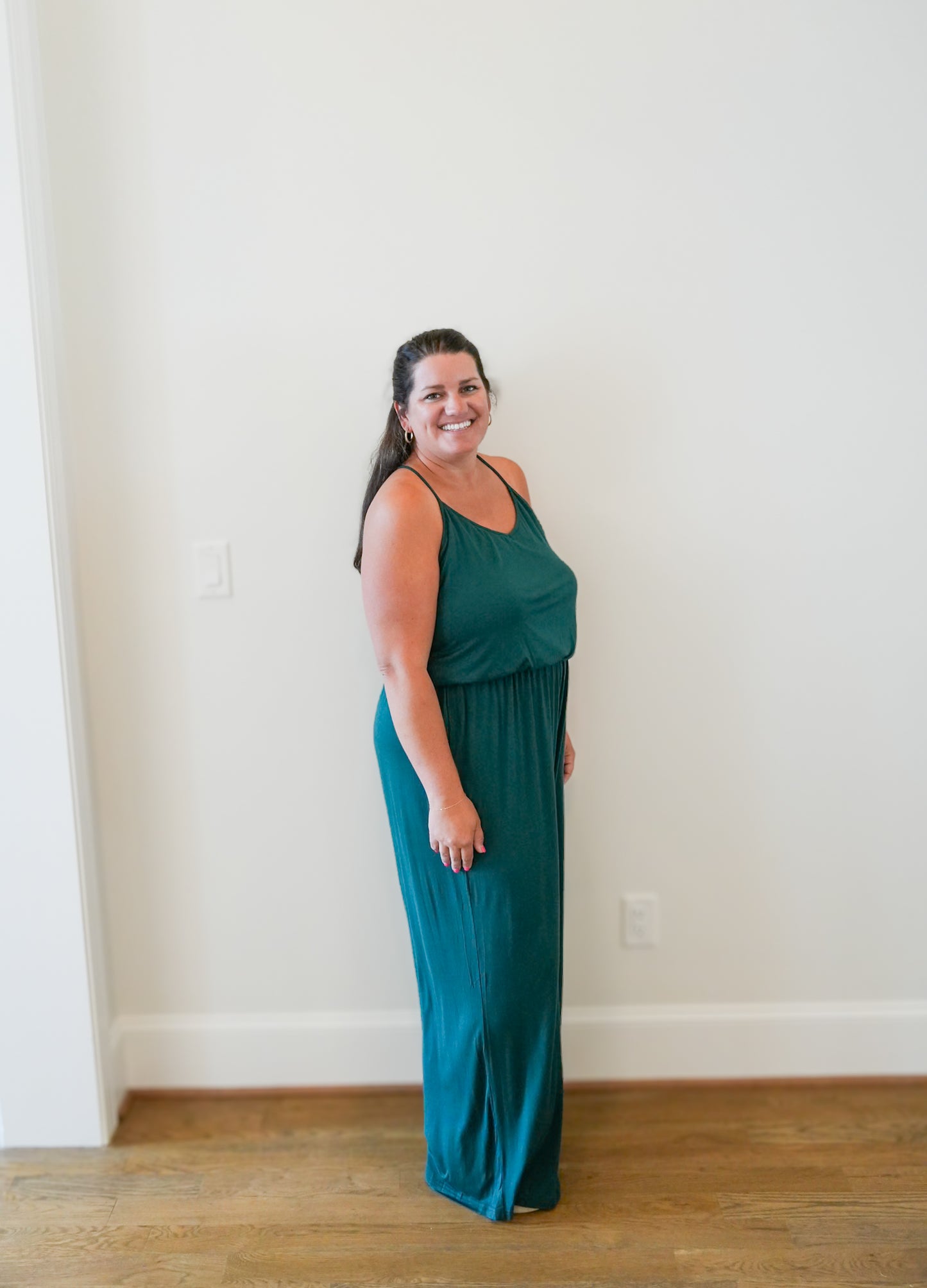 Sassy Hunter Green Jumpsuit