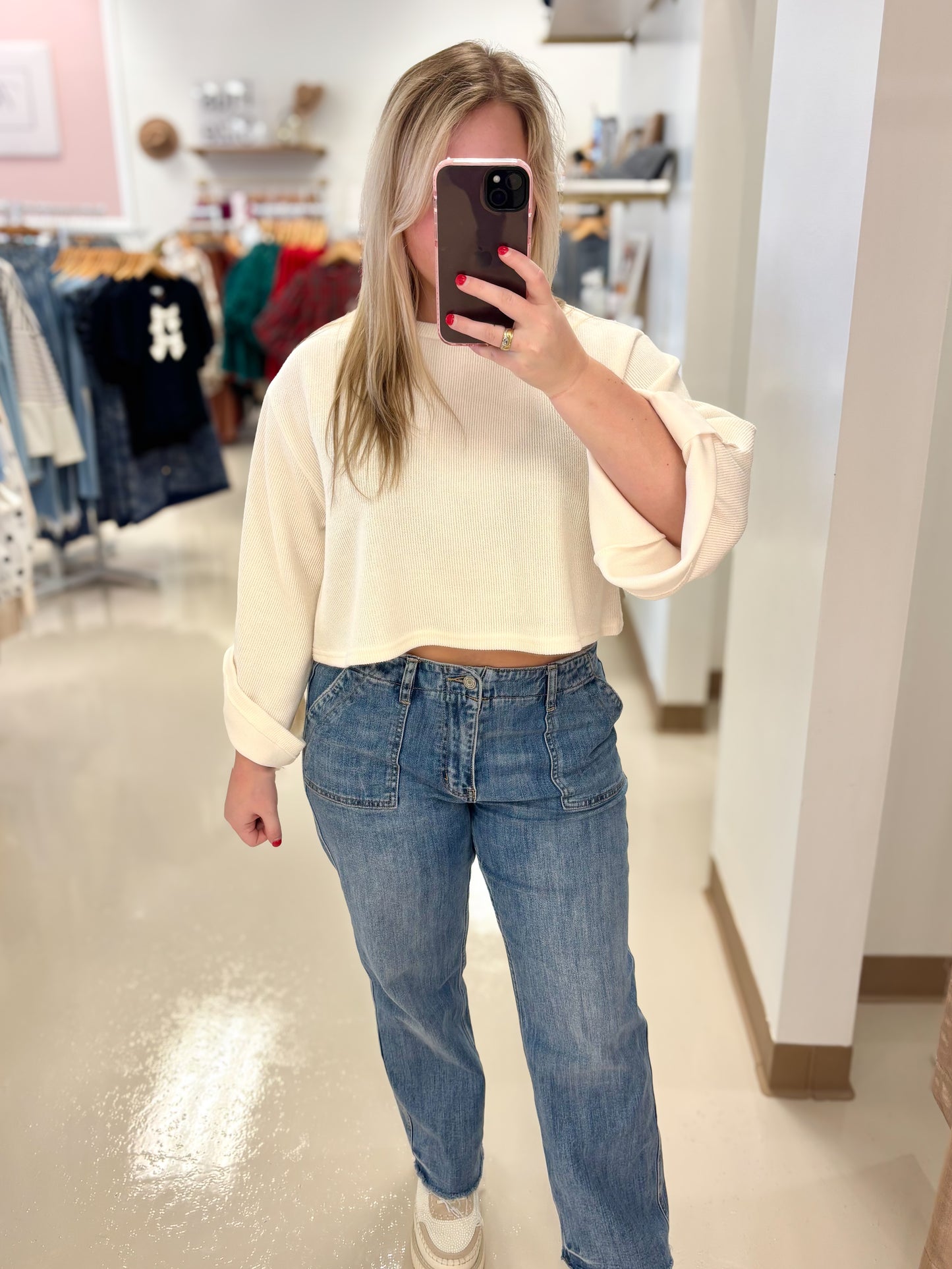 Button Sleeve Beauty