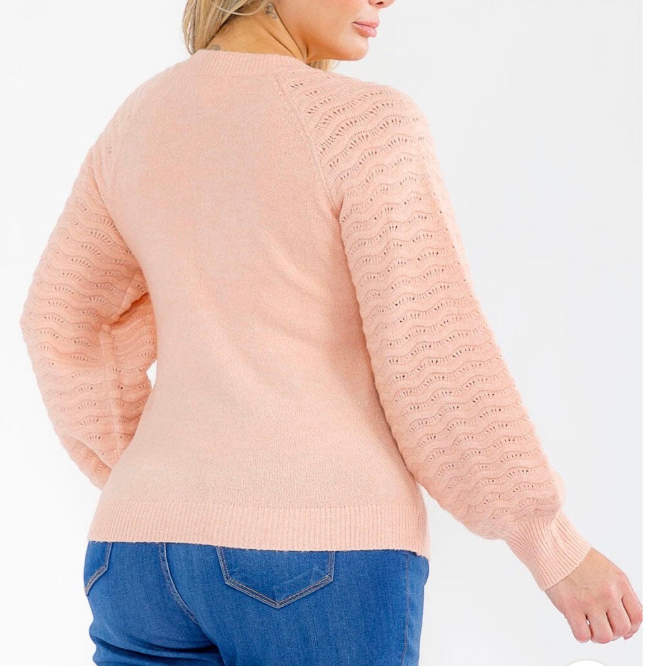Pretty As A Peach Sweater