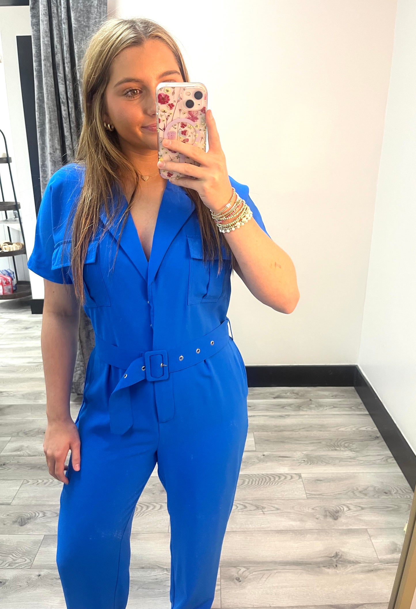 Bailey’s Blue Jumpsuit
