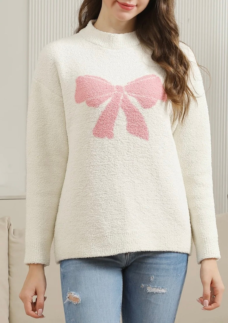 Ribbon Cozy Lounge Pullover