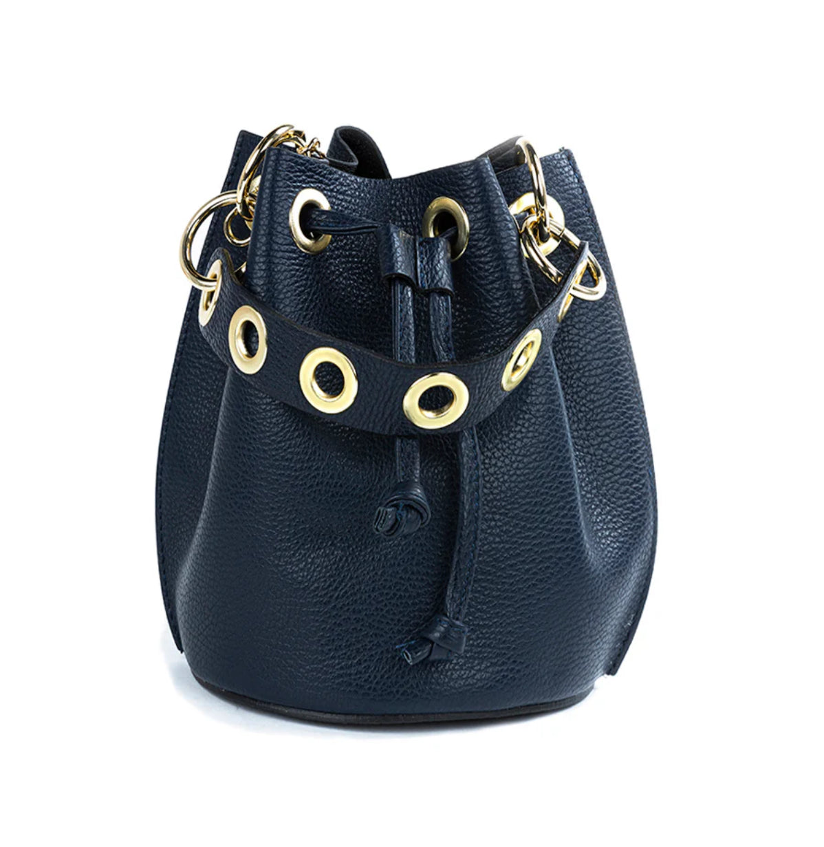 Leather Bucket Bag