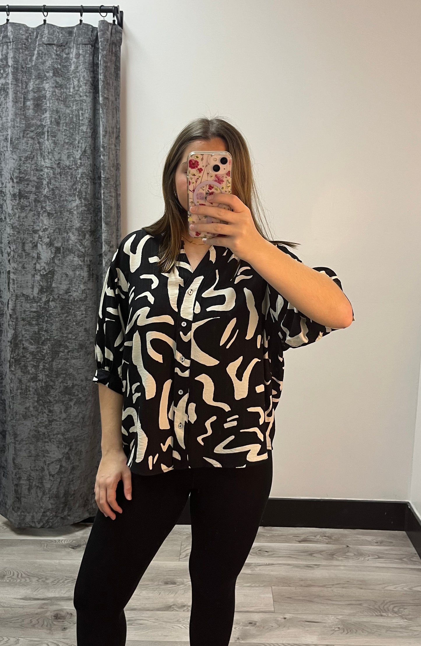 Addy’s Abstract Blouse