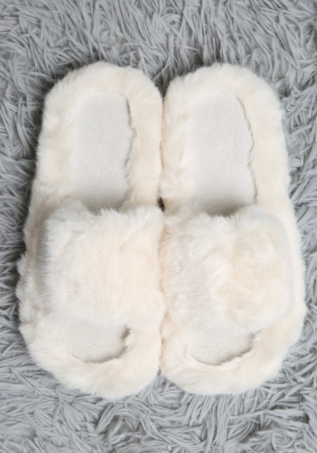 Furry Slipper Slides