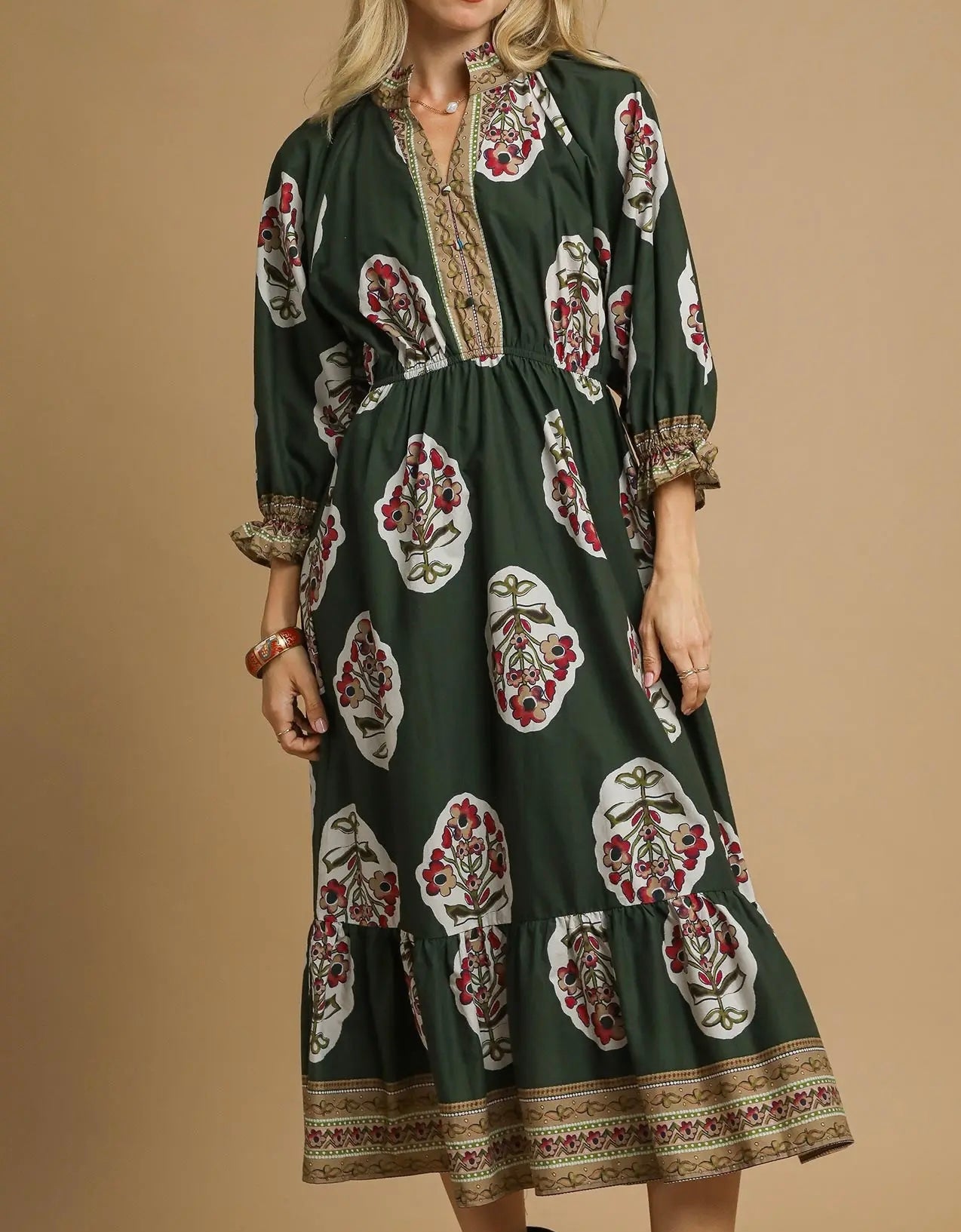 Francine Floral Patch Dress