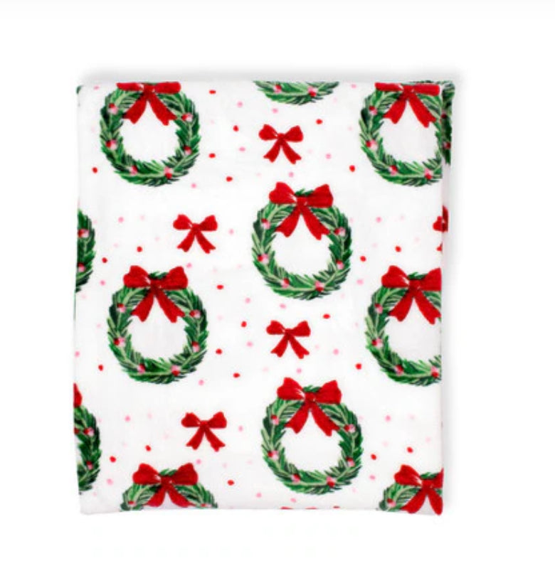 Luxuriously Soft Clara Wreath Throw
