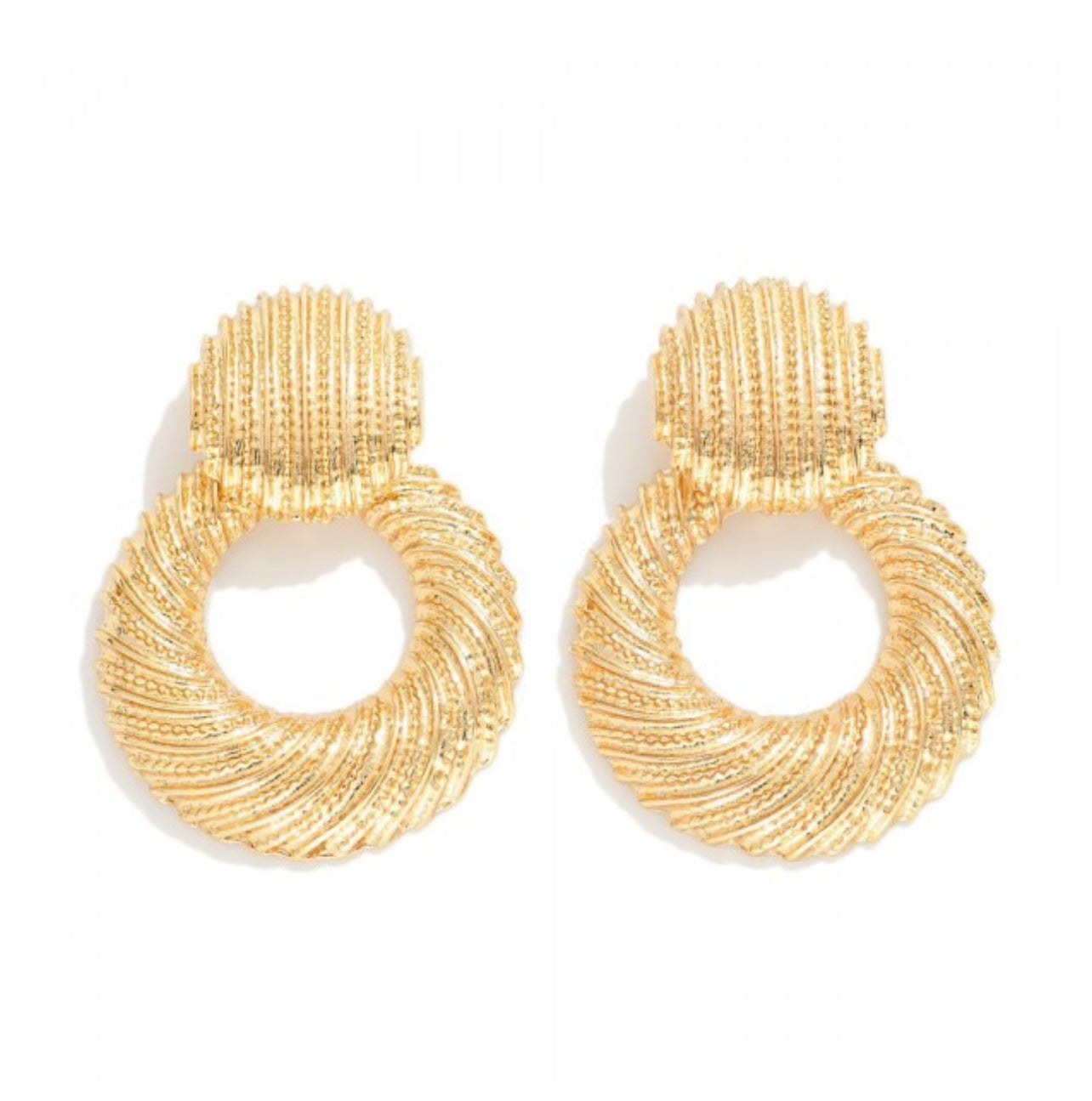 Metal Door Knocker Earrings