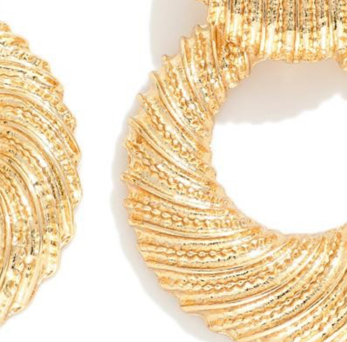 Metal Door Knocker Earrings