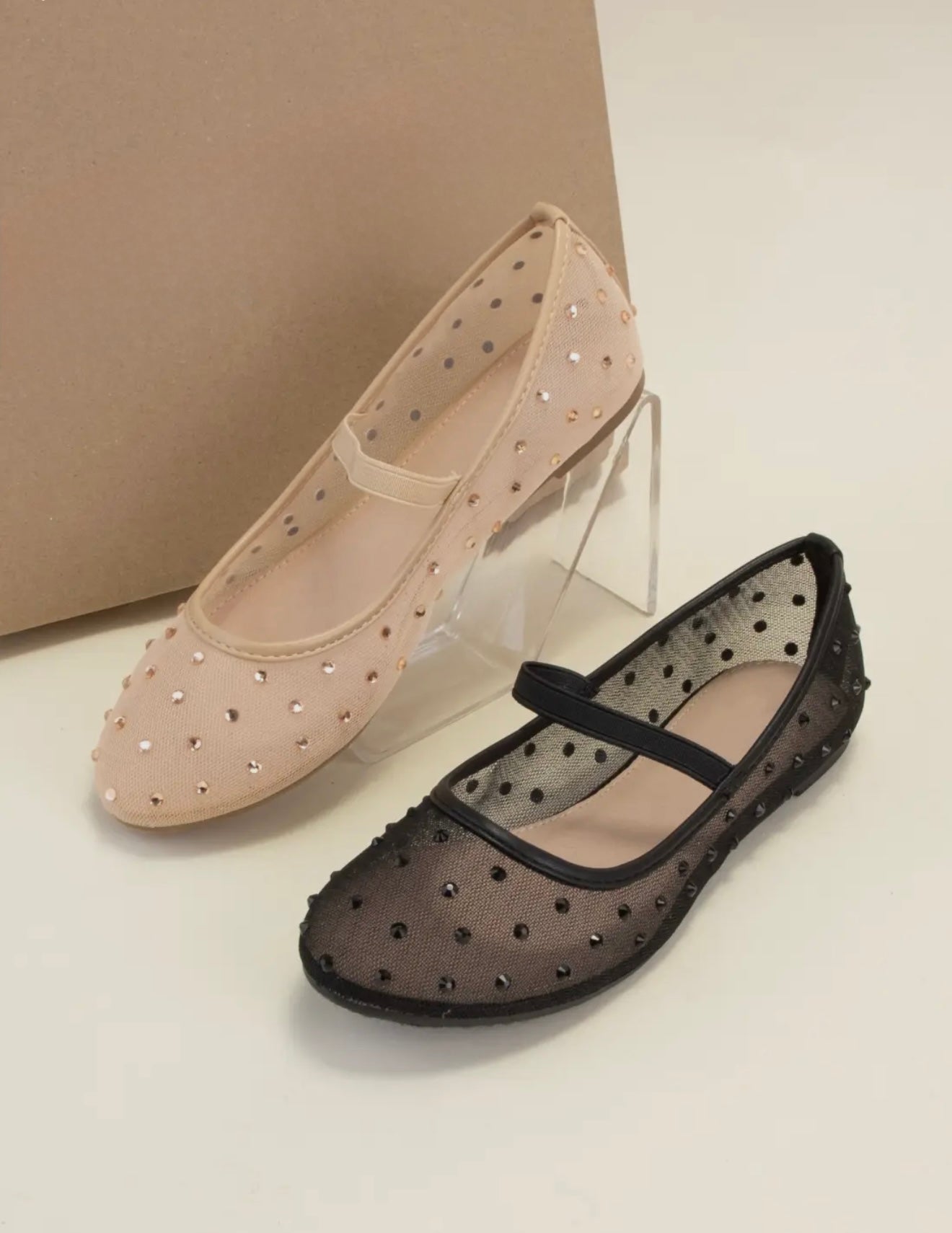 Rhinestone Mary Jane Flats