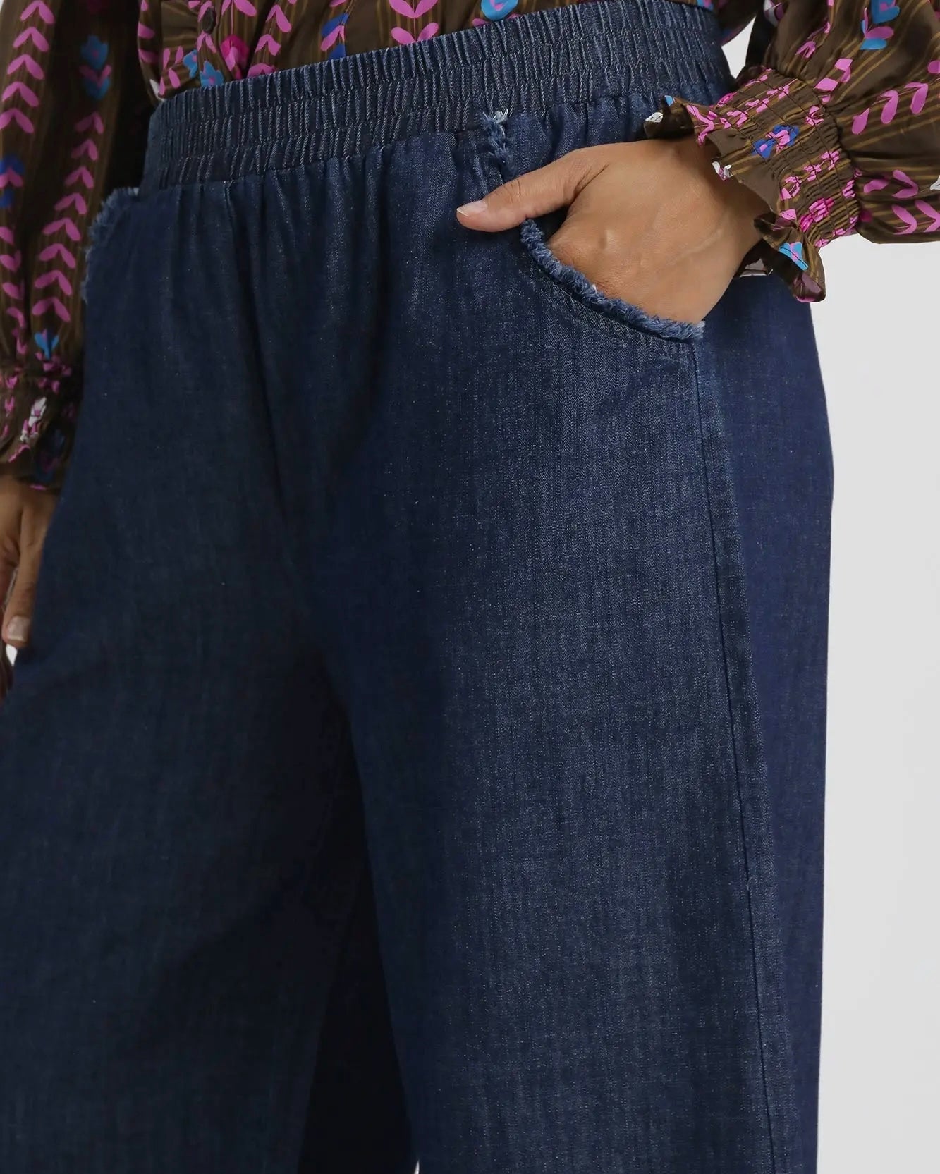 Wally Washed Denim Pants