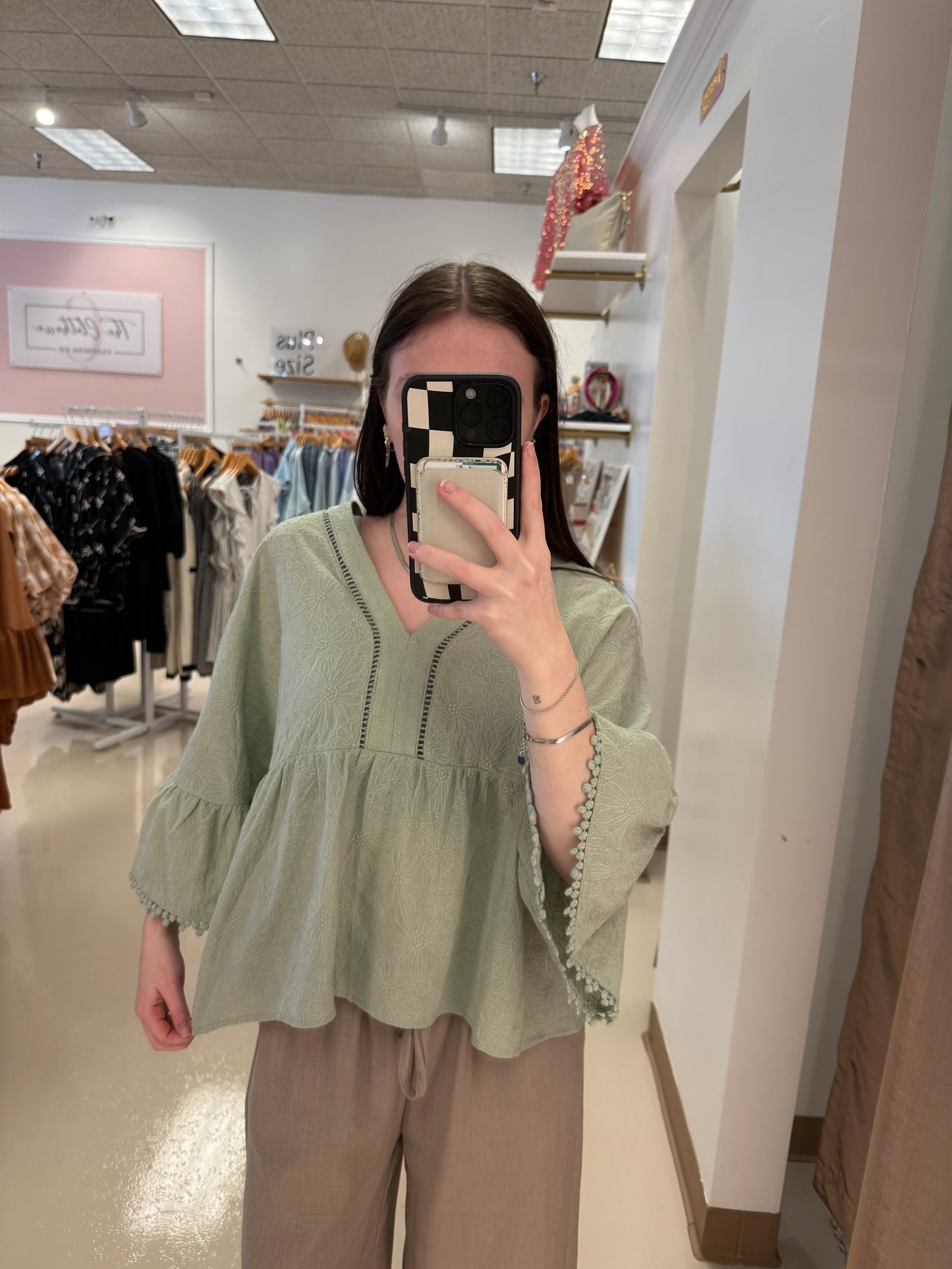 Elise Embroidery Blouse