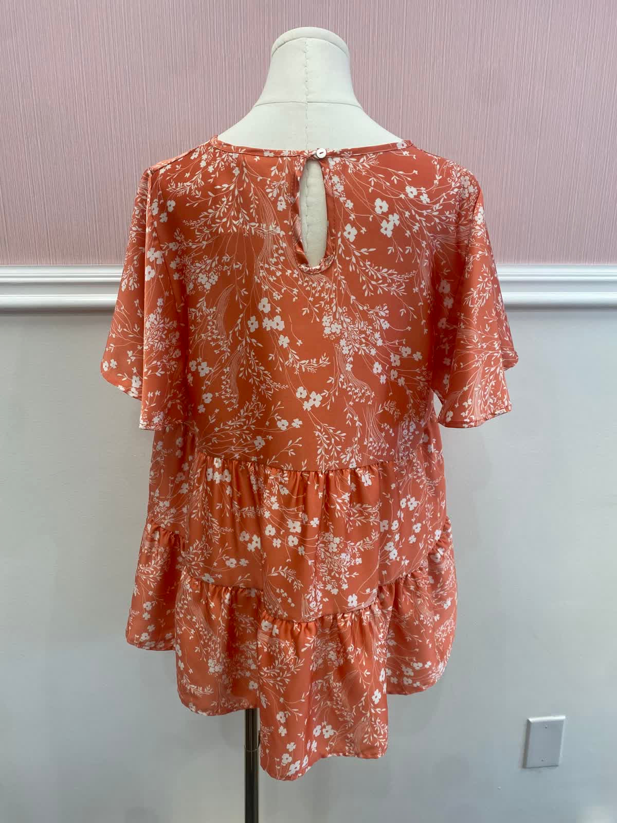 Cora Coral Top