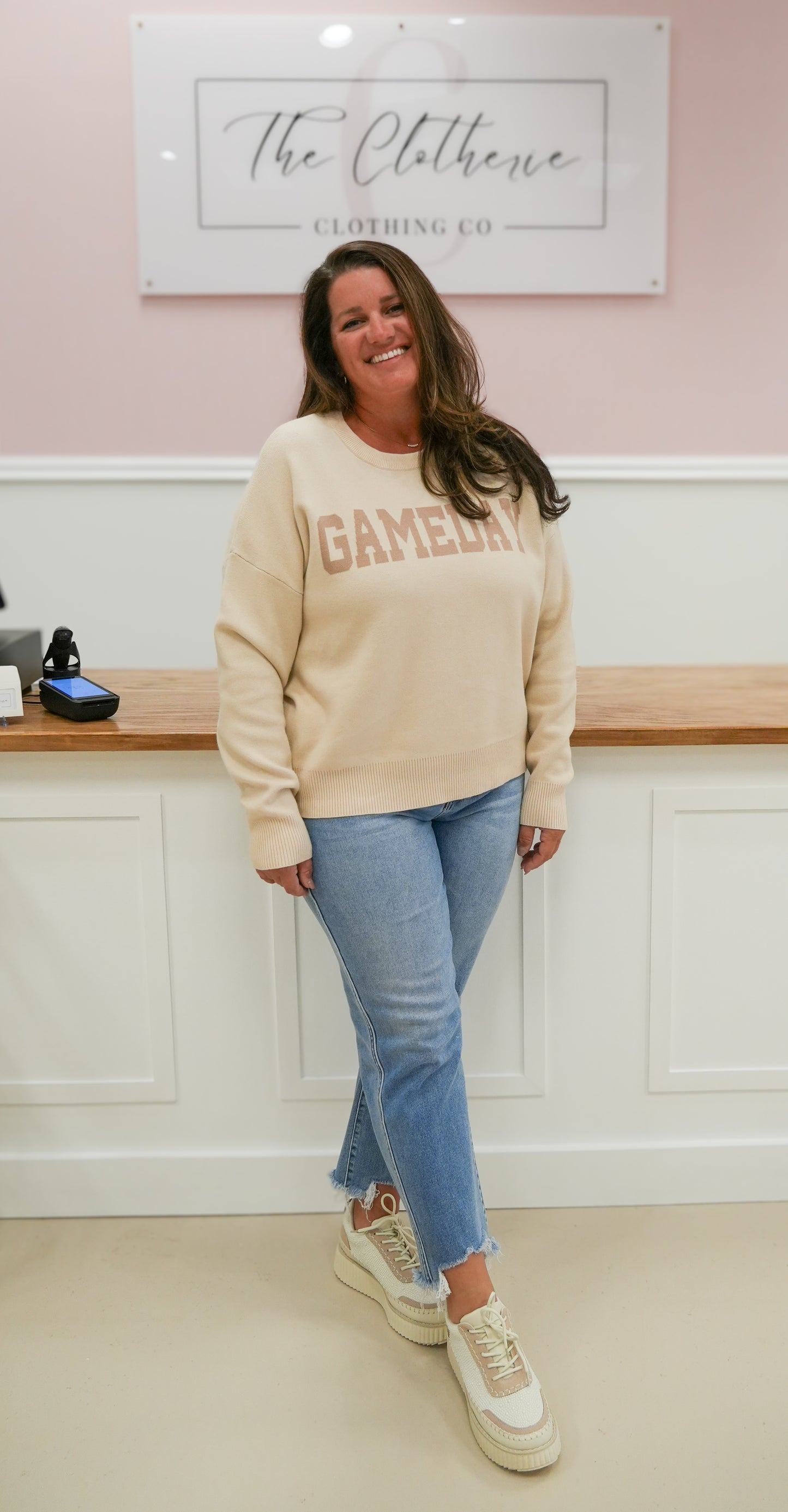 High Rise Straight Jeans