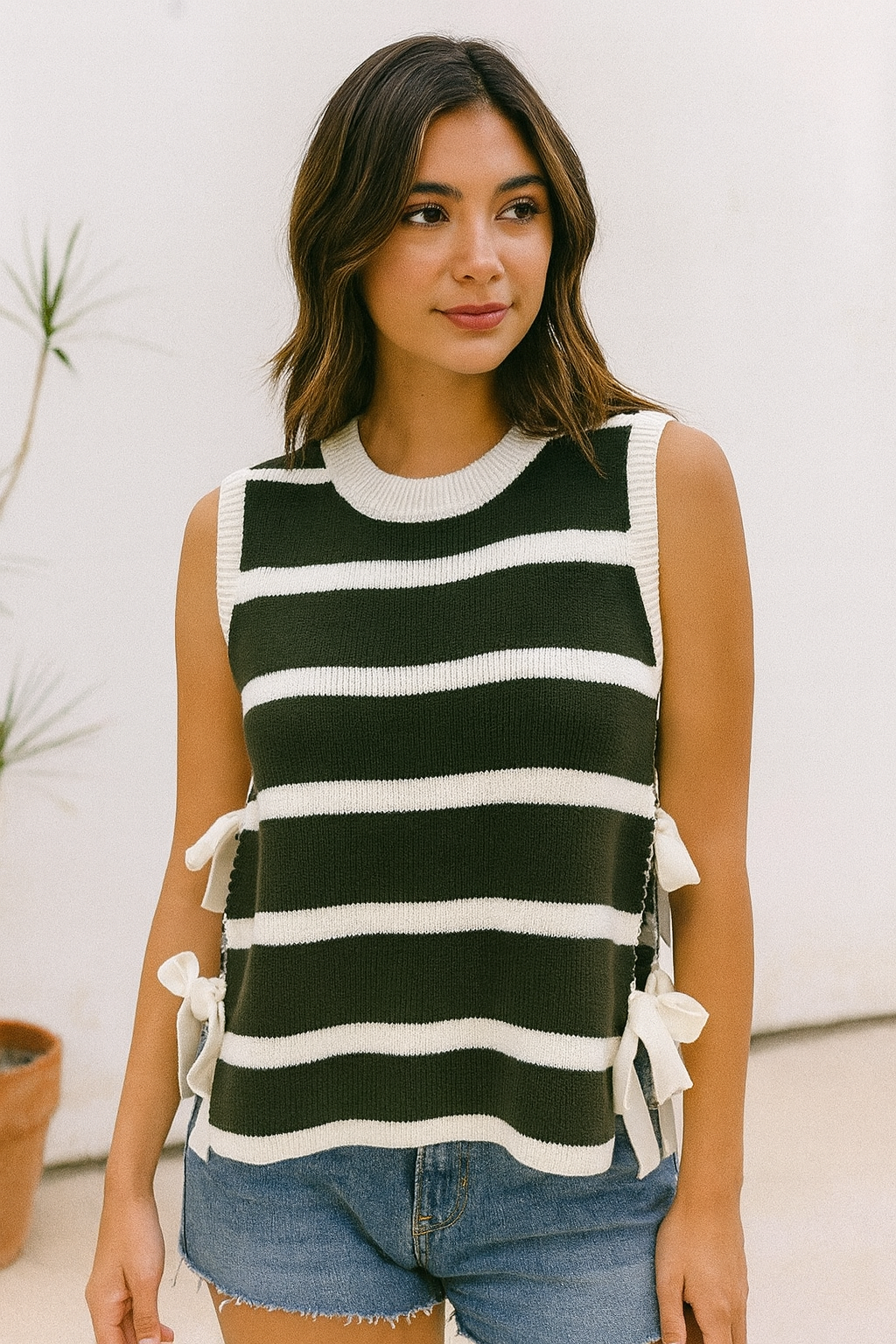 Tie Me On The Side Vest