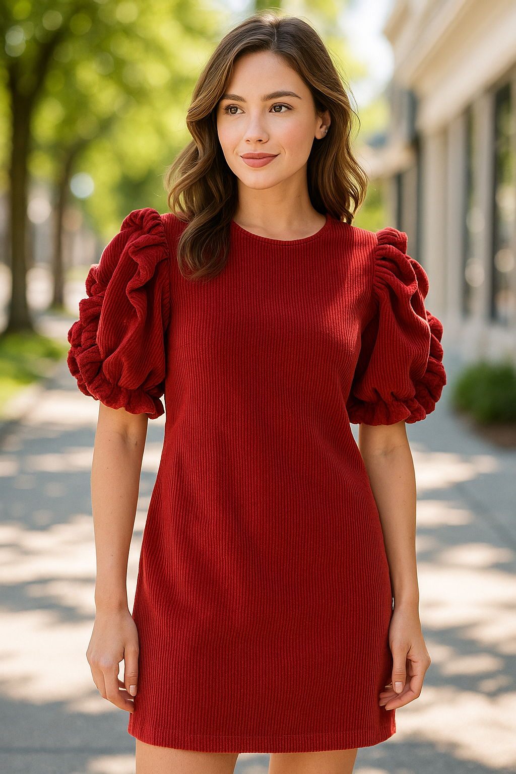 Marsala Must Have Mini Dress