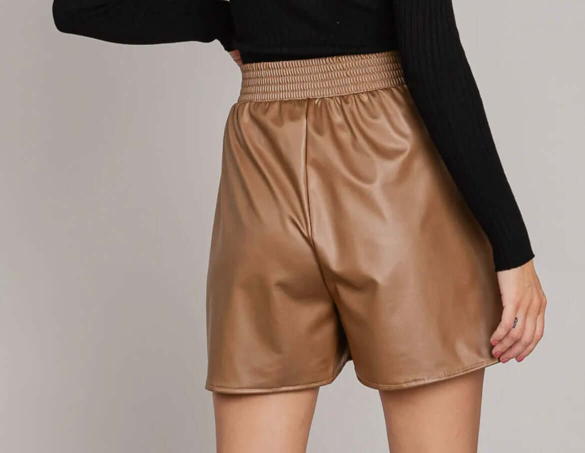 Luxe in Leather Shorts!