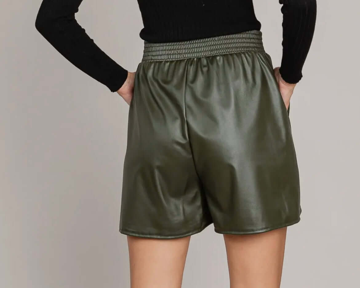 Luxe in Leather Shorts!