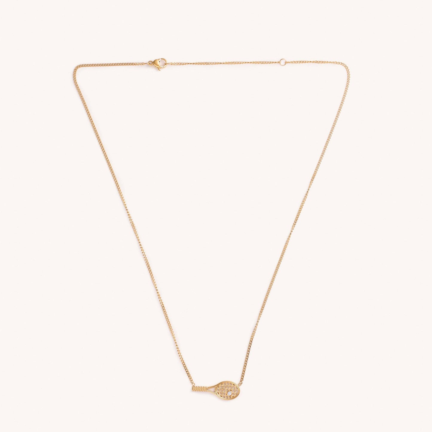 Tennis Racket Necklace