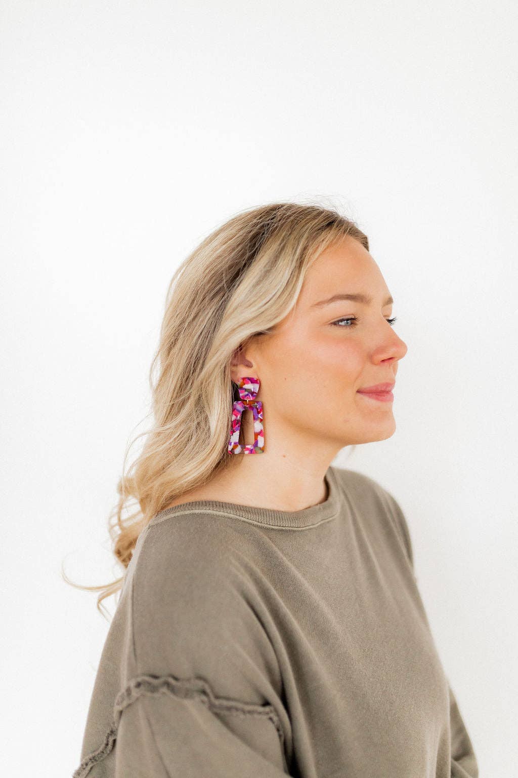 Kennedy - Pink Multi - Earrings