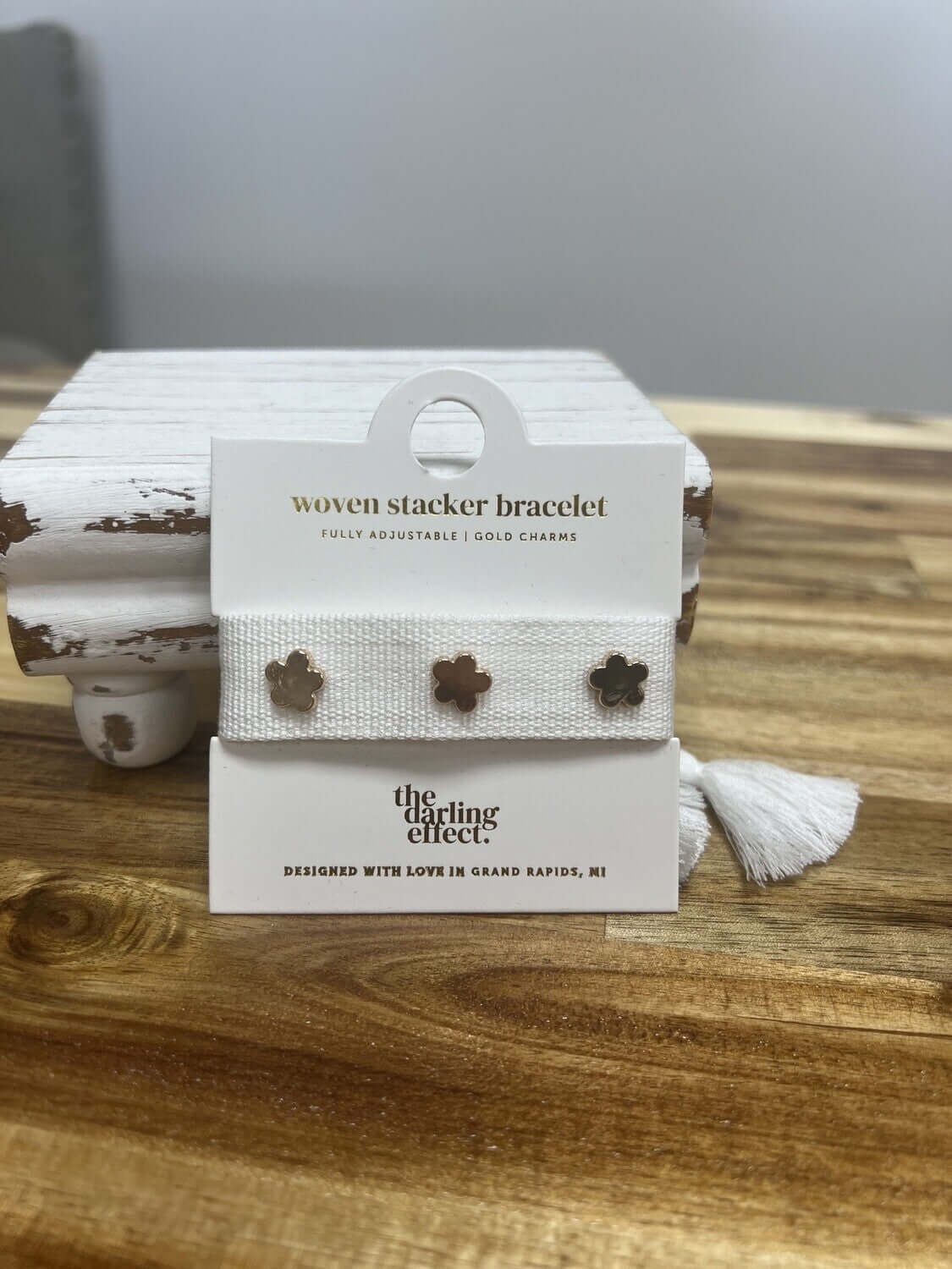 Woven Bracelet - White