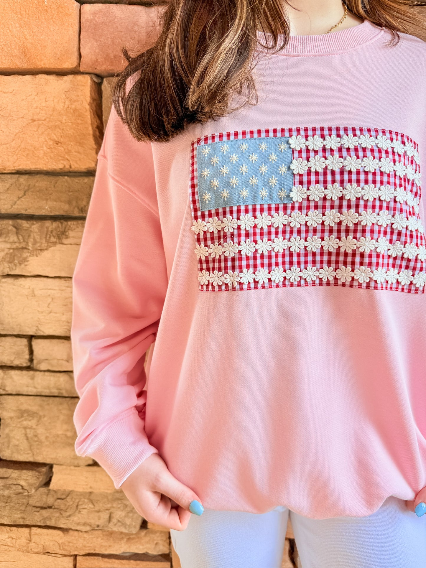 Too Cute In Pink Sweatshirt