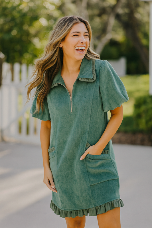 Hallie Hunter Green Dress