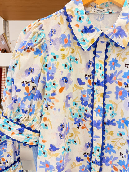 Perfect Puff Sleeve Floral Top