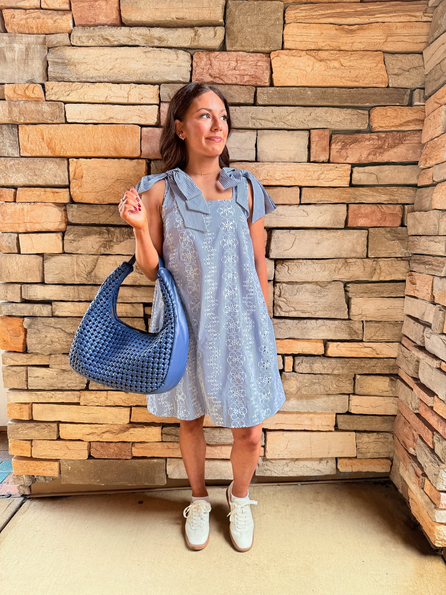 Teasley Tie Shoulder Mini Dress