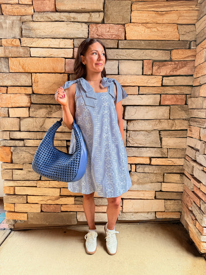 Teasley Tie Shoulder Mini Dress