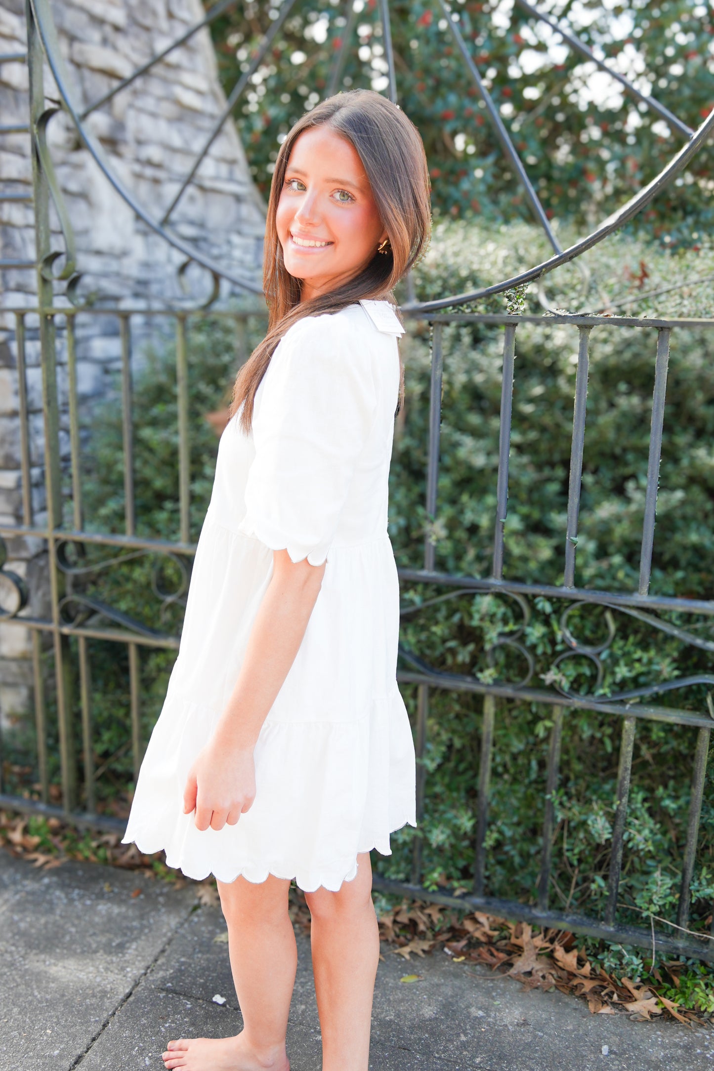 Sophie Scalloped Dress